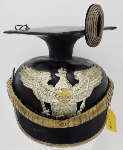 Prussian 7th Uhlan Reserve Officer Tschapka Visuel 1 principal